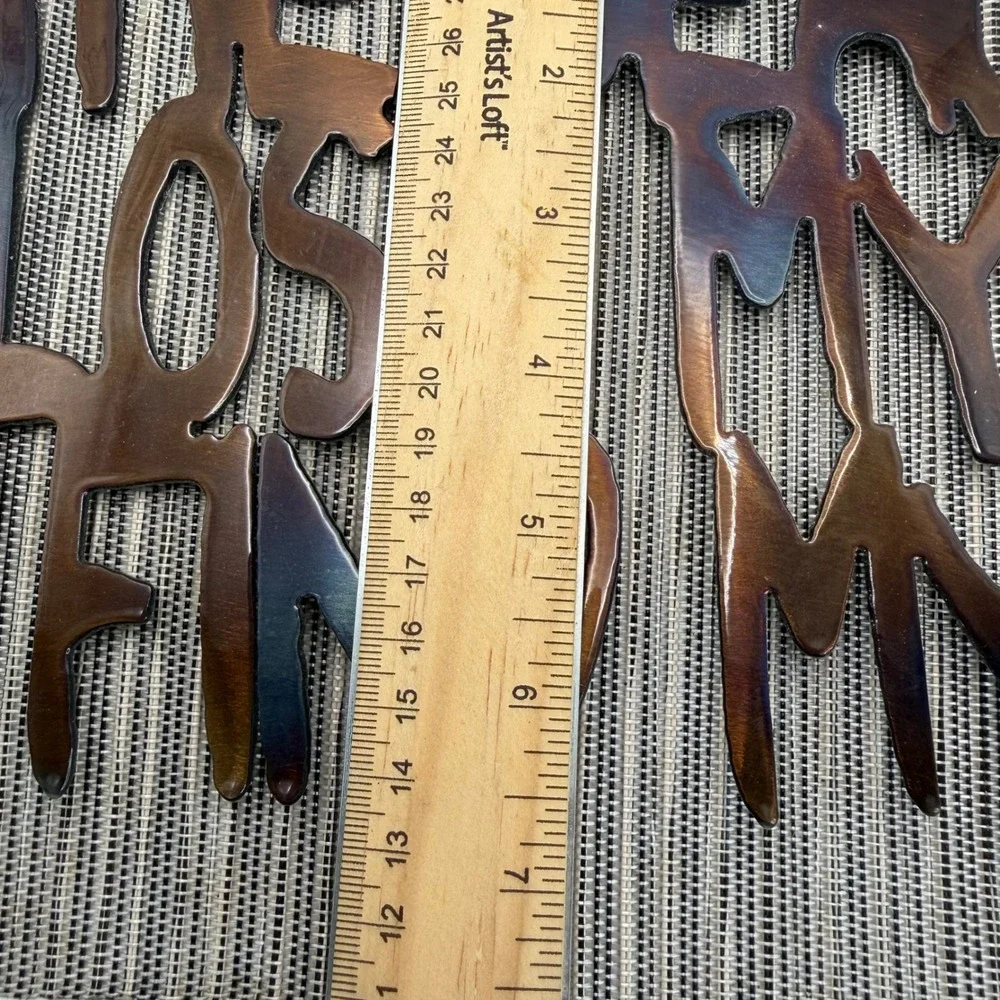 Metal Beach Wall Art Sign 12